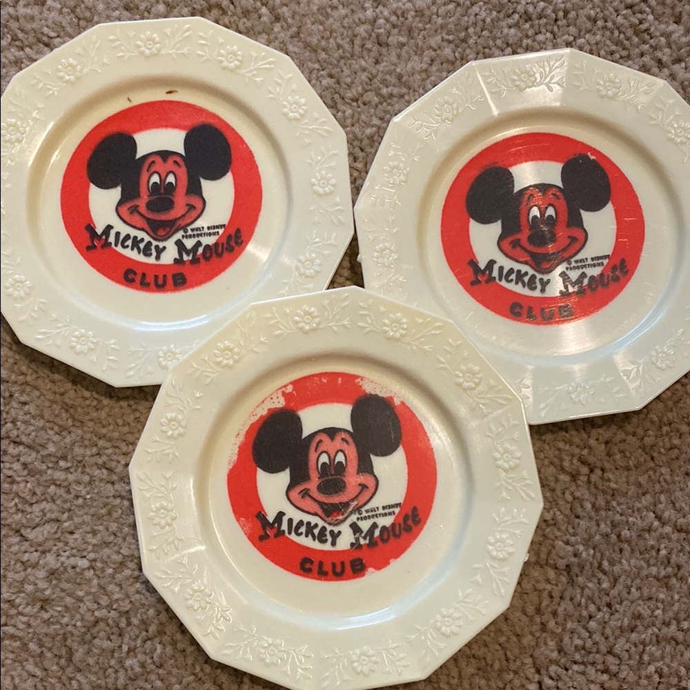 Mickey Mouse Club Plates Set